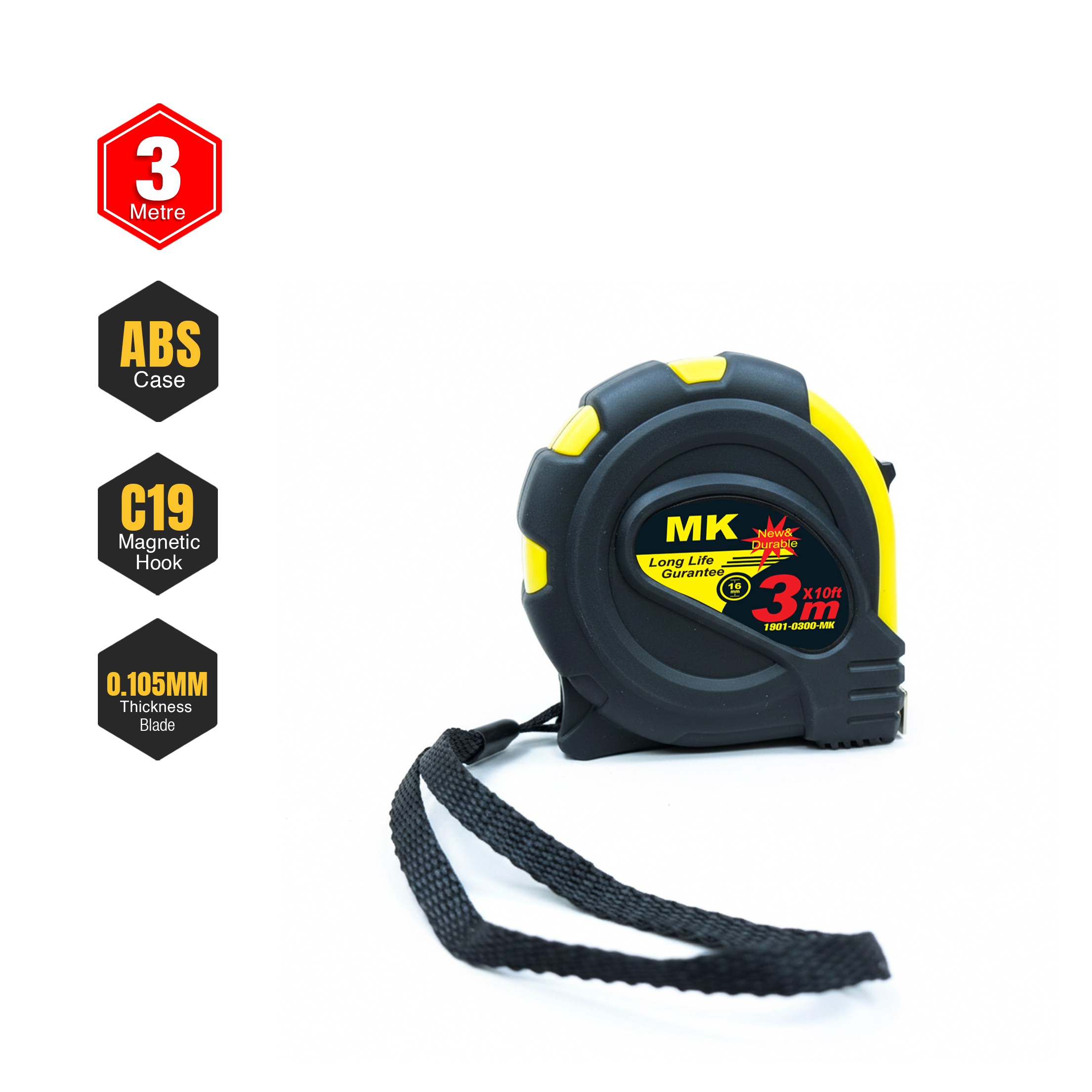 MK MEASURING TAPE 3 METER image 3