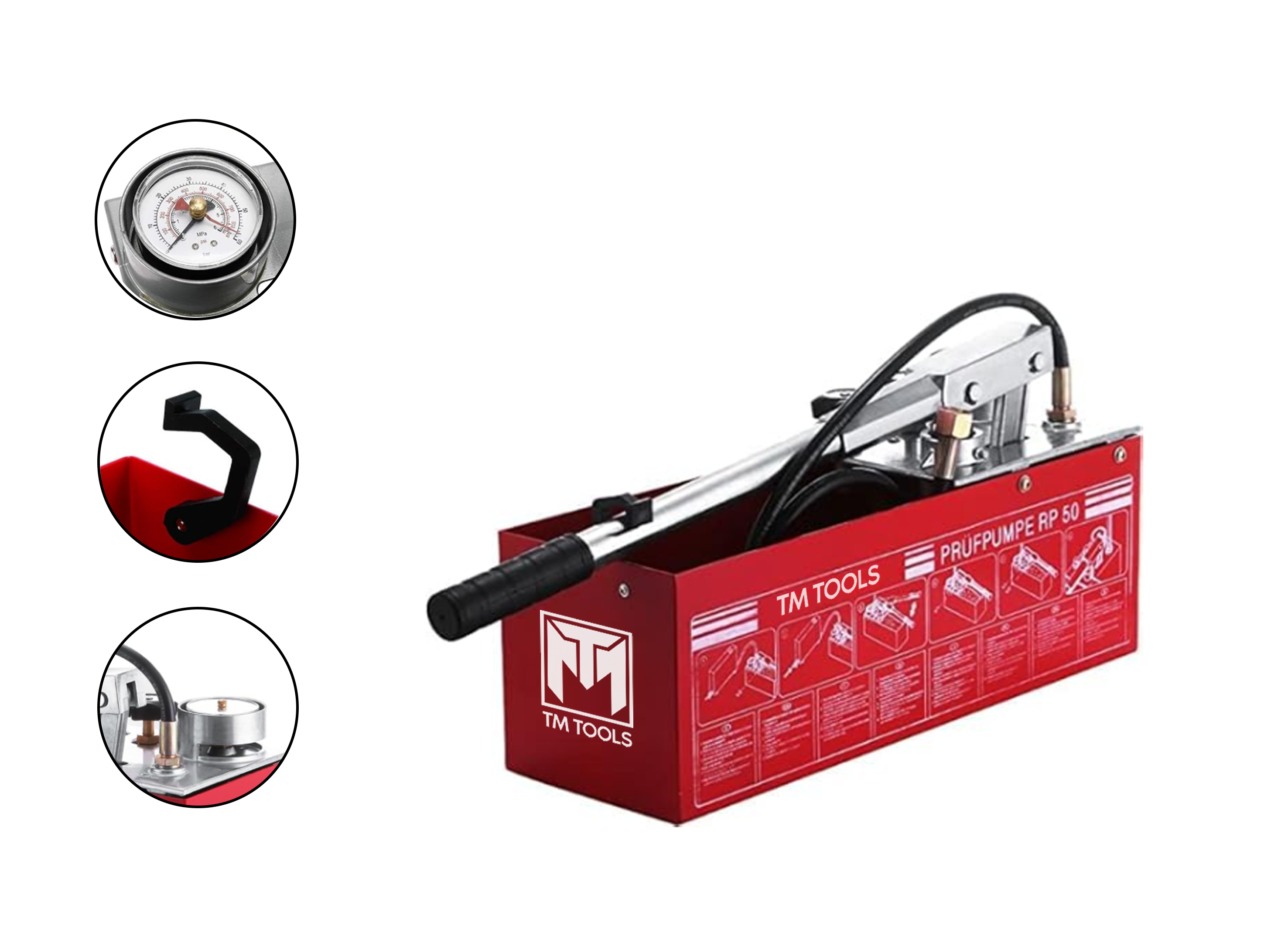 TMT Hydraulic Pressure Test Pump 50 Bar image 2