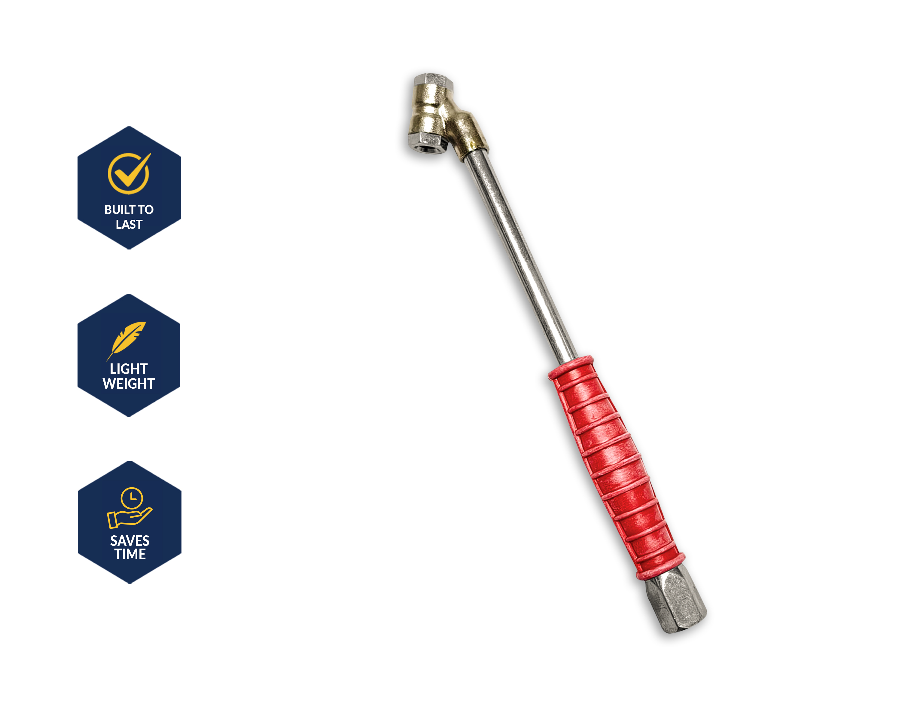 AIR CHUCK WITH RUBBER HANDLE TMT image 3
